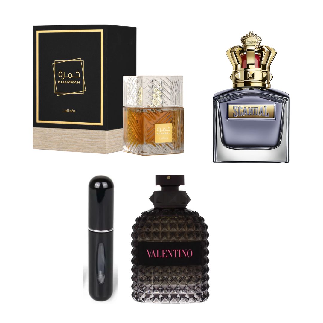 KHAMRAHESTUCHE+SCANDALMEN+BORNROMA+PERFU